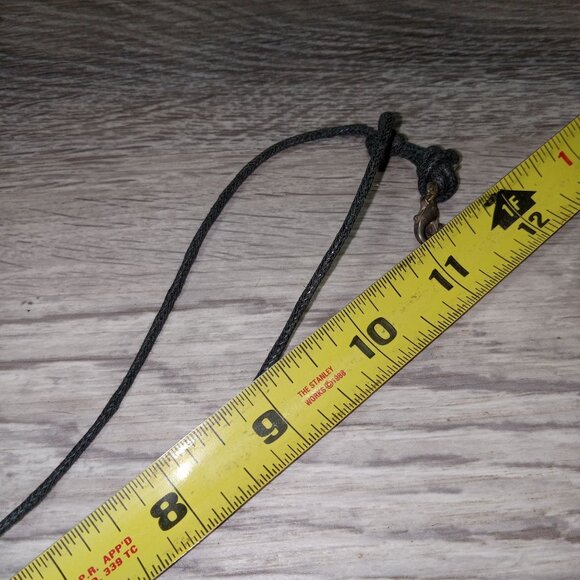 Vintage Boho Elephant Pendant Necklace With Beads & Adjustable Cord Tribal - Picture 5 of 7